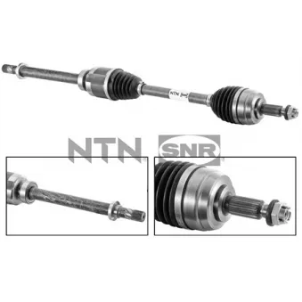 Arbre de transmission avant droit SNR