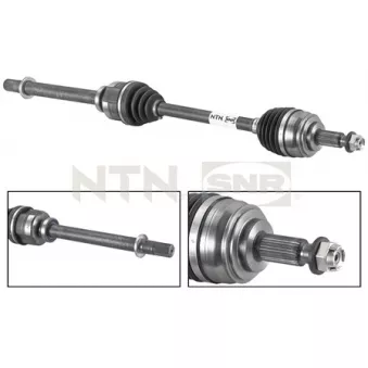 Arbre de transmission avant droit SNR DK55.043