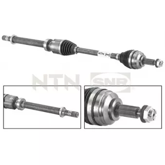 Arbre de transmission avant droit SNR