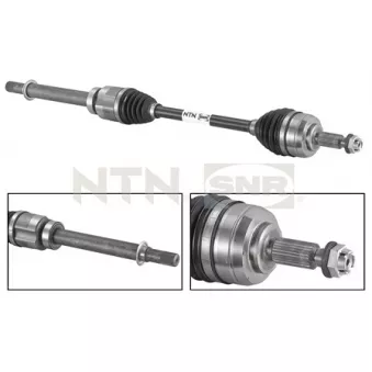 Arbre de transmission avant droit SNR DK55.056