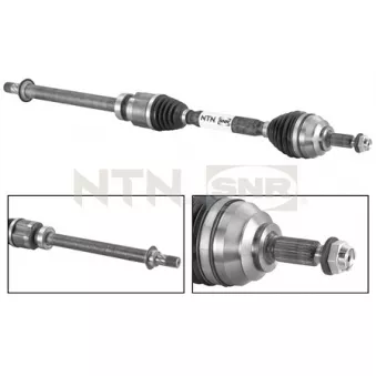 Arbre de transmission avant droit SNR DK55.063