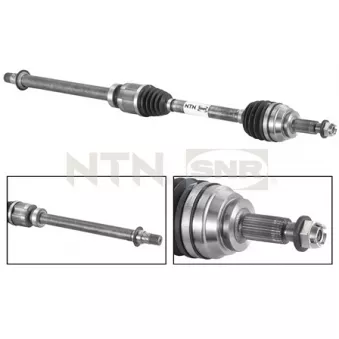 Arbre de transmission avant droit SNR DK55.071