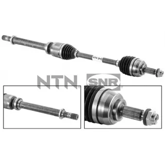 Arbre de transmission avant droit SNR DK55.093