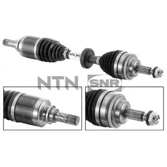 Arbre de transmission avant gauche SNR DK55.136