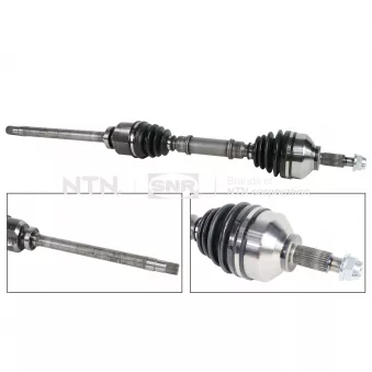 Arbre de transmission avant droit SNR DK55.219