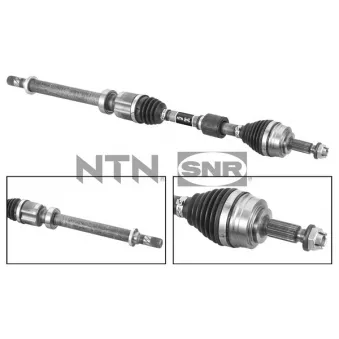 Arbre de transmission avant droit SNR DK55.238