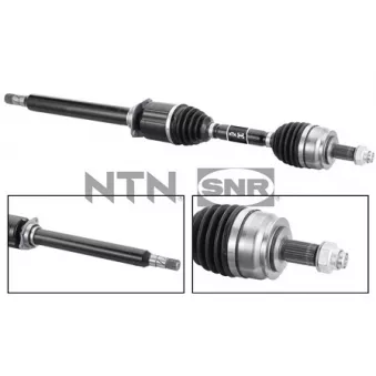 Arbre de transmission avant droit SNR DK58.006