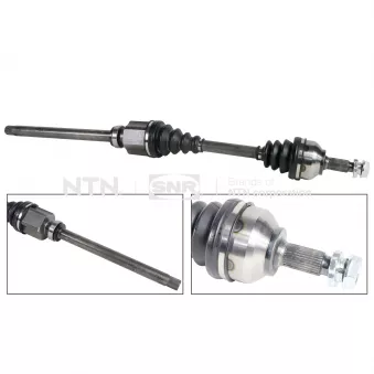 Arbre de transmission avant droit SNR DK59.004