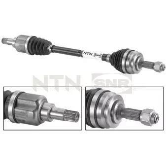 Arbre de transmission avant gauche SNR DK66.001