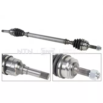 Arbre de transmission avant droit SNR DK66.002