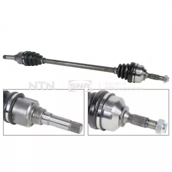 Arbre de transmission avant droit SNR DK66.026