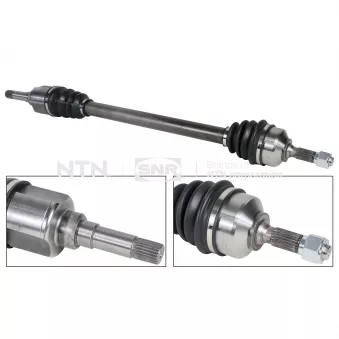 Arbre de transmission avant droit SNR DK66.038