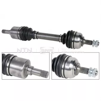 Arbre de transmission avant gauche SNR DK66.046