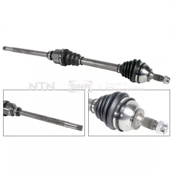 Arbre de transmission avant droit SNR DK66.047