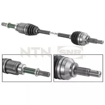 Arbre de transmission avant droit SNR DK68.001