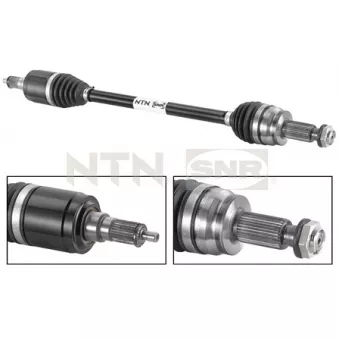 Arbre de transmission arrière SNR DK80.002