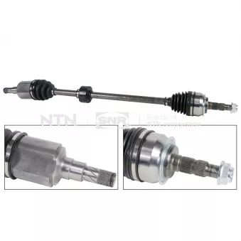 Arbre de transmission avant droit SNR DK90.002