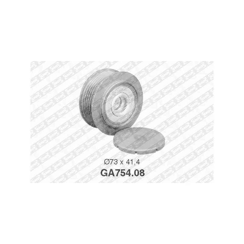 Poulie roue libre, alternateur SNR GA754.08