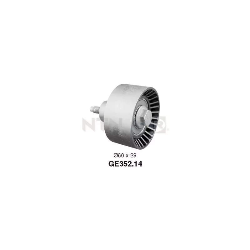 Poulie renvoi/transmission, courroie de distribution SNR GE352.14