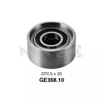Poulie renvoi/transmission, courroie de distribution SNR GE358.10