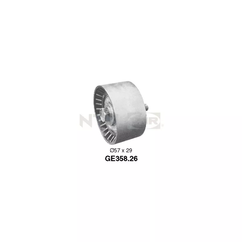 Poulie renvoi/transmission, courroie de distribution SNR GE358.26