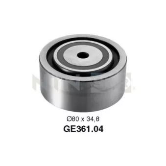 Poulie renvoi/transmission, courroie de distribution SNR GE361.04