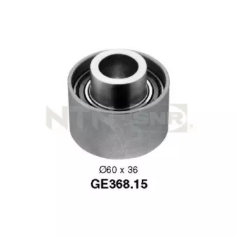 Poulie renvoi/transmission, courroie de distribution SNR GE368.15