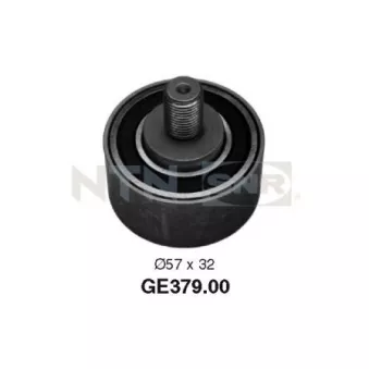 Poulie renvoi/transmission, courroie de distribution SNR GE379.00