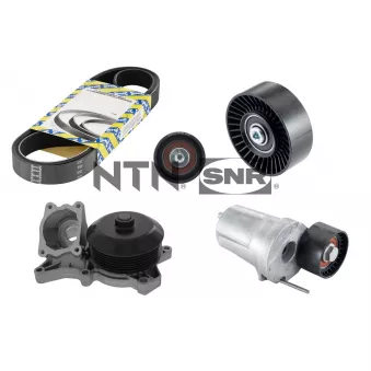 Pompe à eau+Jeu de courroie trapézoïdale à nervures SNR KAP850.020