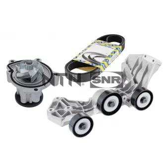 Pompe à eau+Jeu de courroie trapézoïdale à nervures SNR KAP851.030