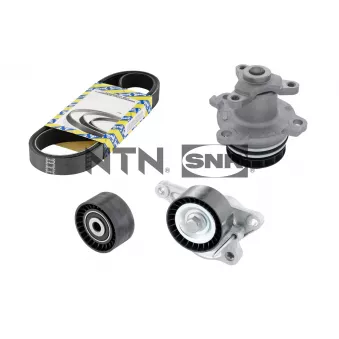 Pompe à eau+Jeu de courroie trapézoïdale à nervures SNR KAP855.180