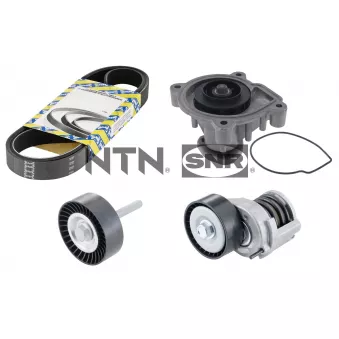 Pompe à eau+Jeu de courroie trapézoïdale à nervures SNR KAP857.140