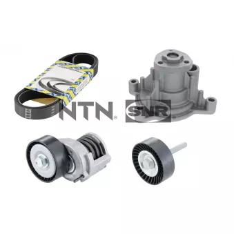 Pompe à eau+Jeu de courroie trapézoïdale à nervures SNR KAP857.141