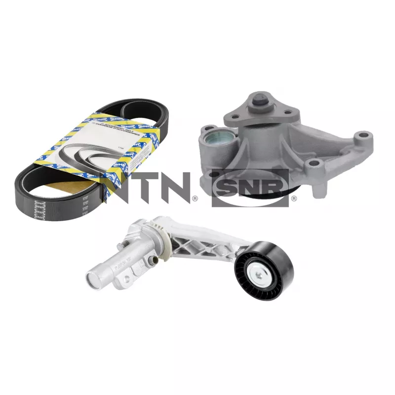 Pompe à eau+Jeu de courroie trapézoïdale à nervures SNR KAP859.400