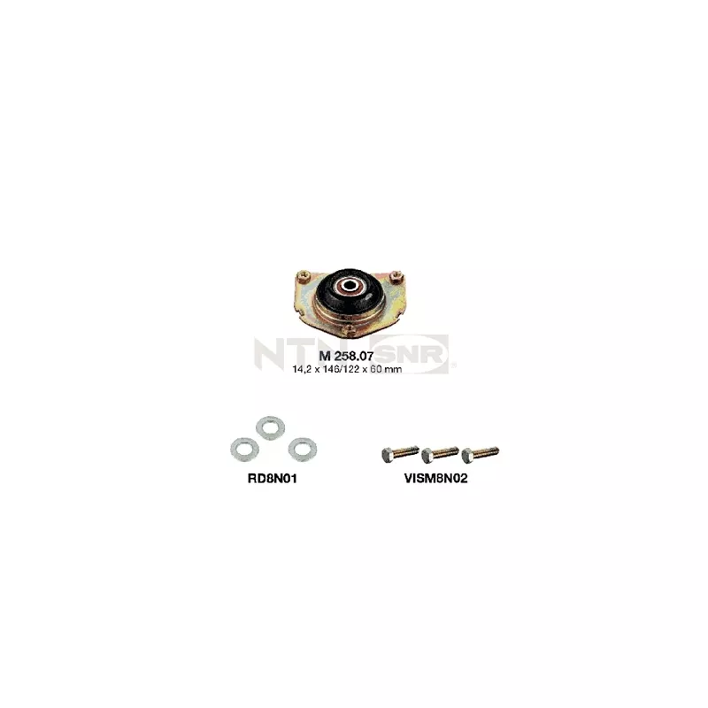 Kit coupelle de suspension SNR KB658.08