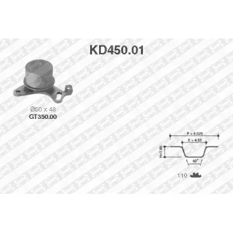 Kit de distribution SNR KD450.01