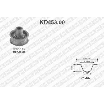 Kit de distribution SNR KD453.00