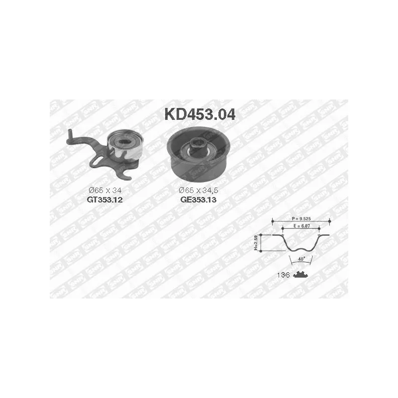 Kit de distribution SNR KD453.04