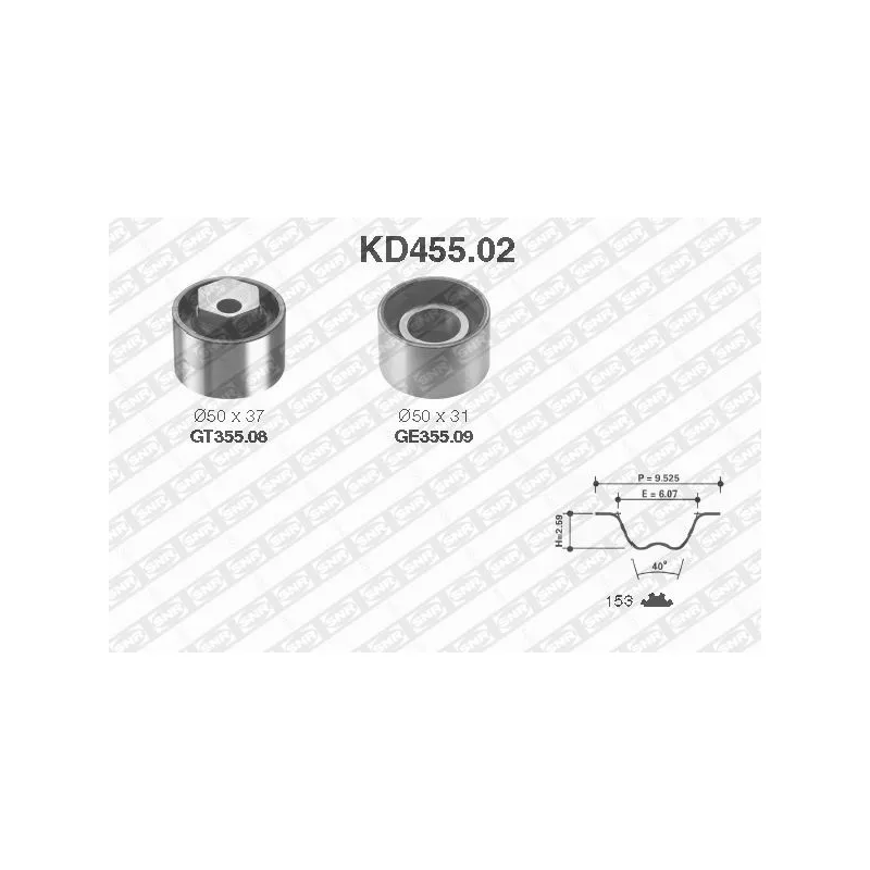 Kit de distribution SNR KD455.02