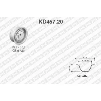 Kit de distribution SNR KD457.20