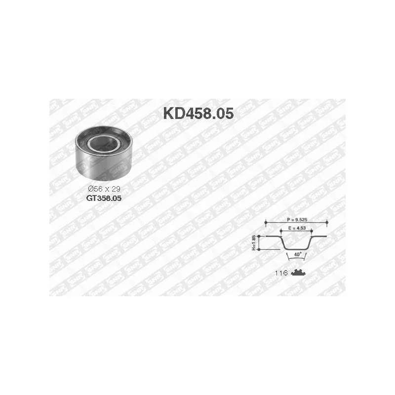 Kit de distribution SNR KD458.05