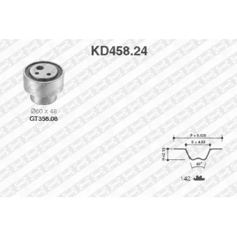 Kit de distribution SNR KD458.24