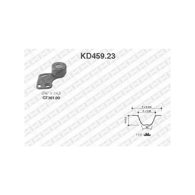 Kit de distribution SNR KD459.23