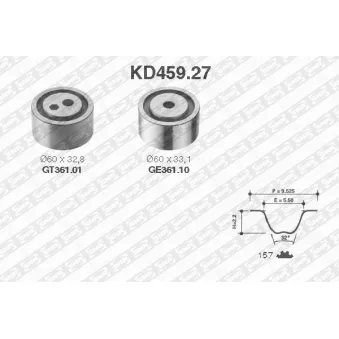 Kit de distribution SNR KD459.27