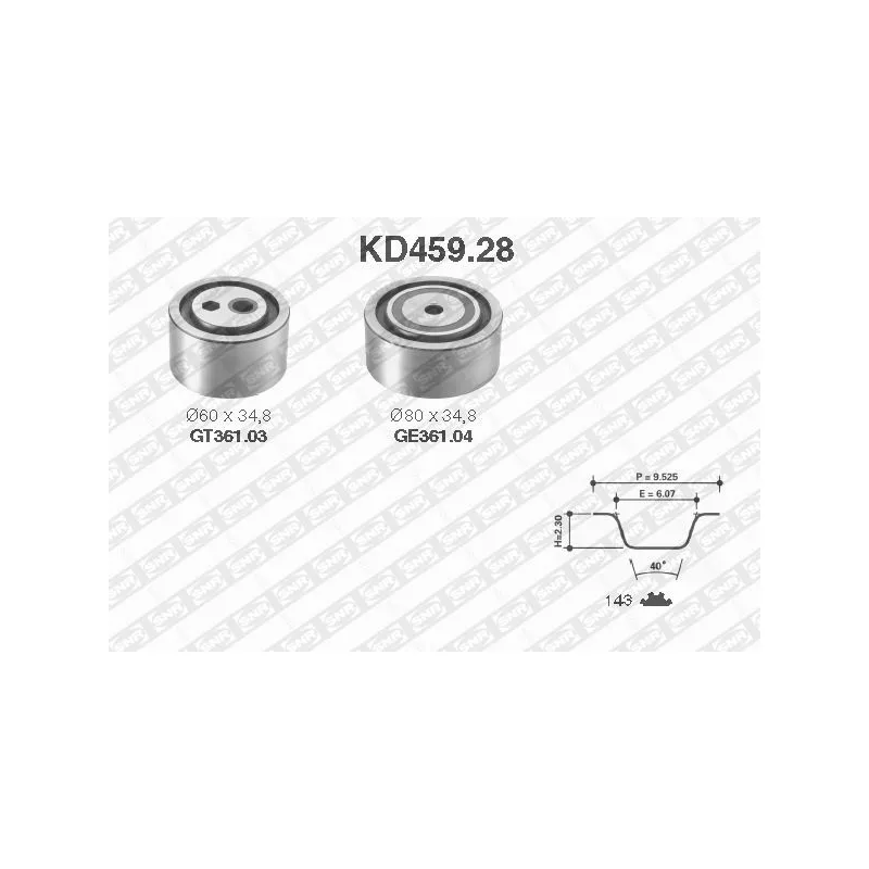 Kit de distribution SNR KD459.28