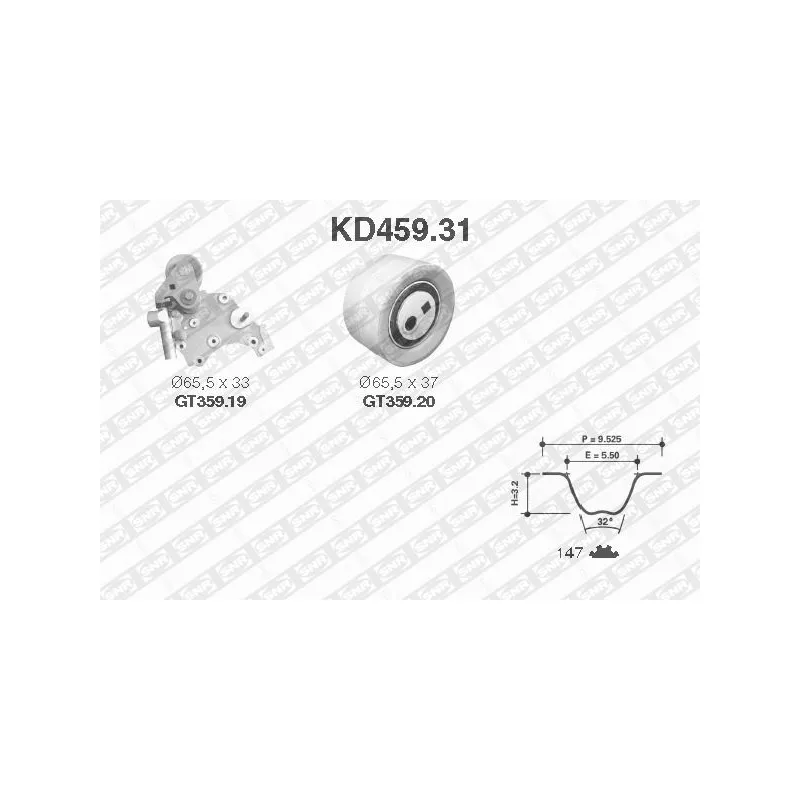 Kit de distribution SNR KD459.31