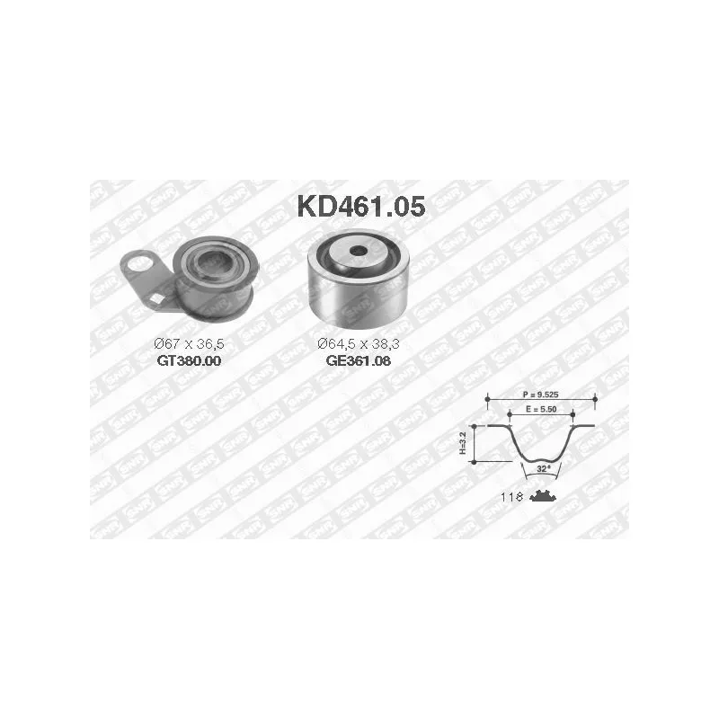 Kit de distribution SNR KD461.05