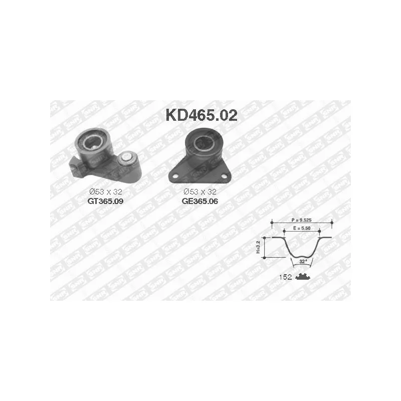 Kit de distribution SNR KD465.02