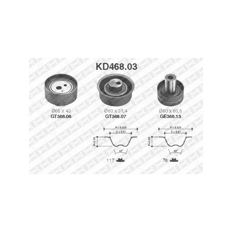 Kit de distribution SNR KD468.03
