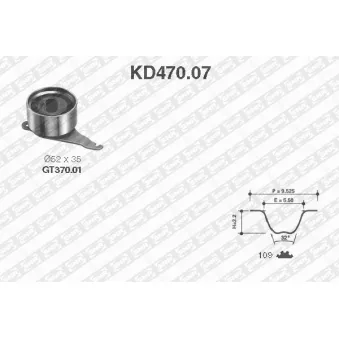 Kit de distribution SNR KD470.07
